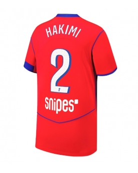 Billige Fotballdrakt Paris Saint-Germain Achraf Hakimi #2 Replika Tredjedrakt 2025-26 Kortermet Billige Fotballdrakt Paris Saint-Germain Achraf Hakimi #2 Replika Tredjedrakt 2025-26 Kortermet